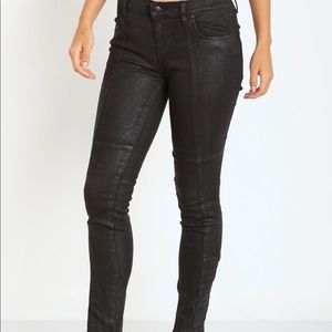 Free People Coated Low Rise Jillian Skinny Pant